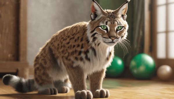 Connaitre le Highland lynx : un chat joueur et affectueux